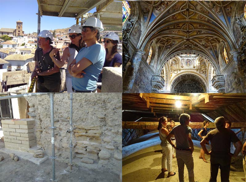 Visita d’obres a Granada: les antigues muralles a l’Albaicín amb Isabel Bestué i el monestir de San Jerónimo de amb Francisco Jurado